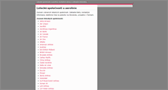 Desktop Screenshot of letecka-spolocnost.sk
