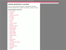 Tablet Screenshot of letecka-spolocnost.sk